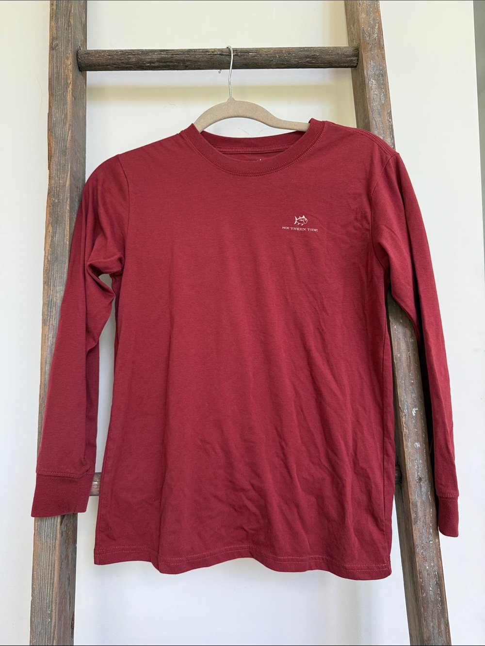 Southern Tide Boy’s Crewneck Tee in Brick